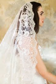 Luxurious All Lace Mantilla Veil Made With A Delicate Ivory All Lace Material Veil Is Hand Lace Wedding Dress Vintage Wedding Veils Lace Wedding Dresses Lace