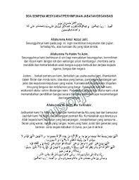 Majlis mesyuarat negara brunei (jawi: Doa Buka Majlis Mesyuarat