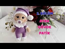 Amigurumi Orgu Bebek Emzikli Bebek 2 Bolum Ayaklar Govde Ve Patik Yapimi Youtube Amigurumi Bebek Orgu