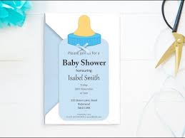 Cute invitation wording ideas baby shower poem ideas. Diy Baby Shower Invitation Baby Bottle Invitation Youtube