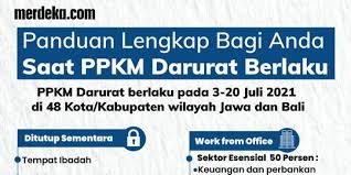 Jul 01, 2021 · the emergency ppkm will be implemented in districts and cities listed as level 4 in terms of the pandemic situation and 74 districts and cities listed as level 3 in java and bali, he informed. Kemendagri Minta Fungsi Posko Covid 19 Di Ppkm Darurat Dioptimalkan Merdeka Com