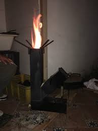 Cocina Rocket Stove Quemador Mechero A Lena 2 870 00 En Mercado Libre Accesorios Para Parrillas Cocina Rocket Lena
