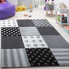 Black And White Rug Kids Room Modern Rug Carpets Kids Teens Bedroom Rugs Short Pile Funky Mats Grey Stars New Rugs On Carpet Textured Carpet Childrens Rugs
