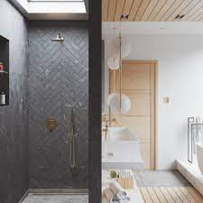 They blend seamlessly into a tiled bathroom, and a range of different colour options allow you to create a beautiful, unique look that will last you for years and years to come. 75 Beautiful Slate Tile Bathroom Pictures Ideas July 2021 Houzz