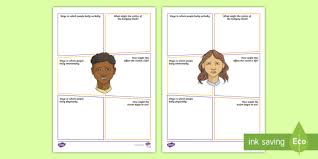 This lesson plan will help you explore tech usage and allow young people to reflect on. Ks2 Anti Bullying Week Thoughts And Feelings Worksheet