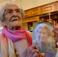 100th birthday celebrations at New Rutland Hotel for Vera Collins from  Stamford