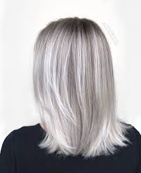 This is a super short hairstyle which is basically a short bob that ends right after the ears. White Blonde Balayage Short Hair Novocom Top