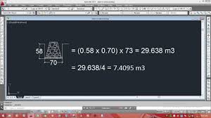 Berdasarkan gambar kerja diatas, maka diketahui Cara Hitung Volume Cor Lantai Tutorial Autocad Youtube