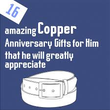 Beautiful personalised copper wedding anniversary gifts for the 7th wedding anniversary. 16 Amazing Copper Anniversary Gifts For Him That He Will Appreciate