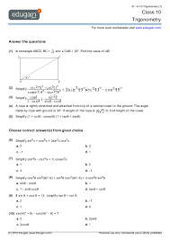 Trigonometry Trigonometry Math Worksheets Trigonometry Worksheets