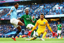 Ngay ở phút 14, đội chủ nhà đã có cơ hội mở tỷ số. Brighton Star Sends Man City Warning Ahead Of Premier League Final Day Manchester Evening News