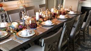 I was inspired to set a table in the traditional tones of orange, chocolate, and gold this year with a white backdrop to. 2019 Fall Tablescape Tour How To Make A Pumpkin Napkin Youtube