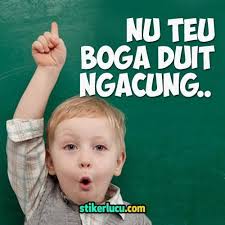 Perang gambar meme bahasa sunda ini banyak yang sering dilakukan karena kelucuan dari gambarnya bahkan dari katanya tersebut. Berbagai Gambar Lucu Bahasa Sunda Teu Boga Duit Untuk Status Download Gambar Lucu Percakapan Bahasa Sunda Gambar Lucu Lucu Gambar Dow Baby Face Face Photo