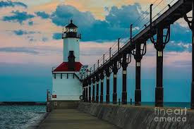 Maybe you would like to learn more about one of these? Michigan City East Pierhead Lighthouse At Sunrise Photograph By Larry Knupp