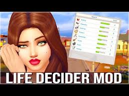 LIFE DECIDER MOD // LOS SIMS 4 l MOD REVIEW