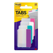 3m Post It Note Taking Tabs Flip Chart 50 8mm X 38 1mm Durable Filing Tabs 24 Tabs Per Pack