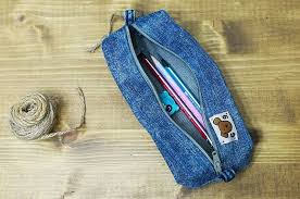 Diy Denim Pencil Case Varras Makrame
