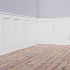 Ekena Millwork 5 8 In X 96 In X 32 In Expanded Cellular Pvc Deluxe Shaker Wainscoting Moulding Kit For Heights Up To 32 H Wpkp32x03ds The Home Depot In 2020 Wainscoting Kits Wainscoting Beadboard Bathroom