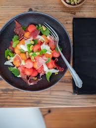 Rezept Melonensalat Mit Schinken Und Mozzarella About Fuel Salat Mit Melone Melonensalat Salate Mit Fleisch