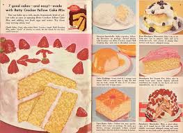 Betty Crocker Yellow Cake Mix Retro Desserts Vintage Baking Retro Recipes