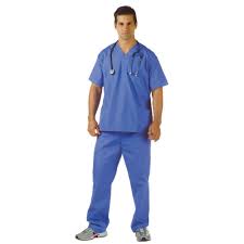 Men S Blue Scrubs Costume Oriental Trading Plus Size Costume Doctor Costume Nurse Halloween Costume