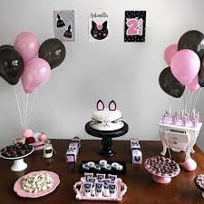 Super Meiga Essa Festa No Tema Gatinha Credito Babyantonella1 Produtos Artesanais Cantinhodab Cat Birthday Party Kitten Birthday Party 20th Birthday Party