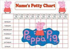 Personalised A3 Peppa Pig Potty Toilet Reward Chart With