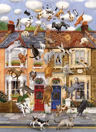 If it is raining cats and dogs, it is raining unusually or unbelievably hard. Corcholis Or It Is Raining Cats And Dogs Blog De Cristina