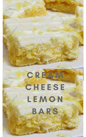 Cream Cheese Lemon Bars Recipe With Images Lemon Bars Recipe Lemon Cream Cheese Bars Lemon Desserts Bars