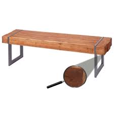 Die rustikale lattenbank von plus wurde aus recycelten gerüstbohlen gefertigt, weshalb die maße um plus/minus 5 cm variieren kann. Sitzbank Hwc A15 Esszimmerbank Bank Tanne Holz Rustikal Massiv Braun 160cm