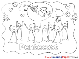 There are tons of great resources for free printable color pages online. Feast Pentecost Colouring Sheet Free