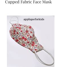 It's easy to sew for beginners and is one of the fastest styles to make. Free Cupped Face Mask Pdf Sewing Pattern Products Swak Embroidery