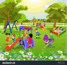 See more ideas about cartoon garden, cartoon, painted rocks. Garden With Children Drawing Dunia Belajar