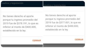 Las nuevas tablas de tramos de irpf para 2021. Bono De 500 Mil Los Detalles De La Ley Que Impiden A Muchas Personas Cobrar El Medio Millon Prometido A La Clase Media Ciper Chile