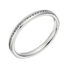 Platinum 10 Point Diamond Channel Set Ring Platinum Jewelry Rings Platinum Ring