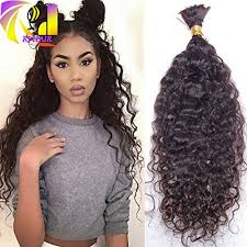 You can diversify your natural texture by braiding just a couple of strands: Amazon Com Rj Hair Bulk Human Hair For Braiding Loose Wave 8a Brazilian Virgin Human Hair Bulk Wave Soft No Weft 22inch 1b 100g 18inch Beauty