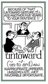 Word Information Search Results For Untoward