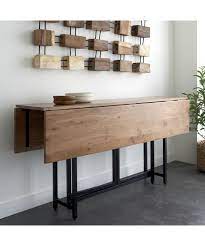 We found the best drop leaf tables for even the smallest of spaces. Origami Drop Leaf Rectangular Dining Table Reviews Crate And Barrel Small Dining Room Decor Space Saving Dining Table Dining Room Small