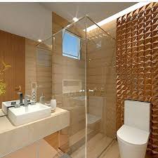 Banheiro Sofisticado Com Revestimento Moderno Por Guilhermealmeida Tem Video Novo No Canal Tv Casa Clean J Banheiros Modernos Decoracao Do Banheiro Banheiro