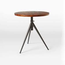 Round Adjustable Bistro Table Bistro Table Pedestal Dining Table Dining Table