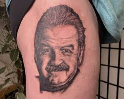 A man has gotten a tattoo of legendary RTE broadcaster Marty Whelan after  he lost a bet with a friend. Phil O'Kelly and his friend Coleman Hudson  made a wager