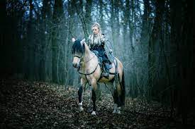 Check spelling or type a new query. Warrior Woman On A Horse In The Woods Scandinavian Viking Stock Photo Image Of Battle Ancient 151428330