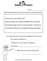 See the different types of reading exercises in order of increasing difficulty. Reading Comprehension Worksheets Worksheets Worksheets
