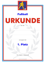 Wenn sie glauben, ein wenig (oder viel) erfahrung mit fußball zu haben, sind sie hier richtig. Fussball Urkunden Zum Ausdrucken