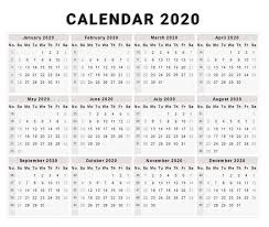 Blank 2020 One Page Calendar Printable Calendar Template Calendar Printables Blank Monthly Calendar