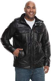 Men S Levi S Sherpa Lined Faux Leather Trucker Jacket Trucker Jacket Jackets Mens Sherpa