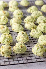 This Is My Delicious Melt In Your Mouth Moist Soft Cream Cheese Pistachio Cookies Recipe For Everyone To Cookie Recipes Pistachio Cookies Pistachio Dessert