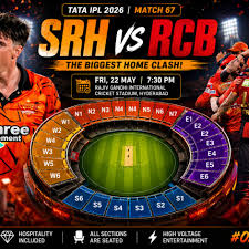 SRH vs RCB 2026 Tickets LIVE 🔥 Stadium Best Block View & Best Seats Explained