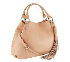G I L I Leather Roma 2 Tote Qvc Com Leather Purses And Handbags Leather Tote
