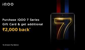 Below are 48 working coupons for amazon gift cards discounted from reliable websites that we have updated for users to get maximum savings. Iqoo 7 Series Get Rs 2000 Cashback Offer On Amazon India